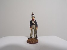 WATERLOO REGIMENTS FRANKLIN MINT SOLDIER 54MM 1-32 PAINTED FRENCH LAND MILITIA 