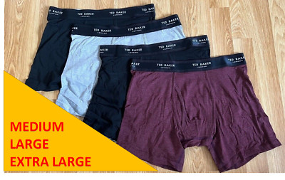 Ted Baker London Boxershorts Shorts 4er-Pack Herren LUXUS KOMFORTBUND M.L.XL