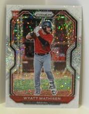 Wyatt Mathisen 2021 Panini Prizm WHITE SPARKLE RC SSP Arizona Diamondbacks 