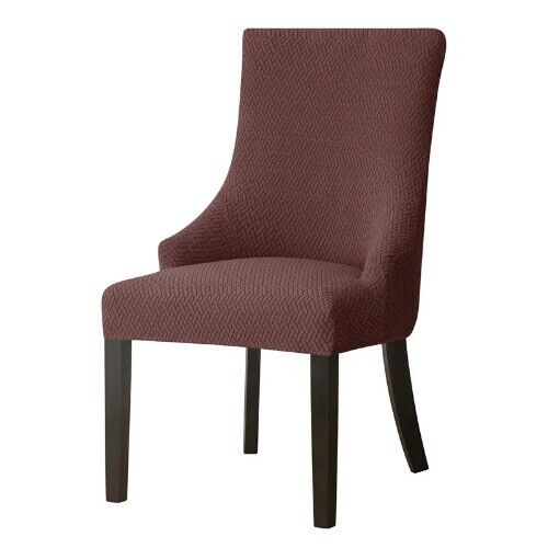 Sloping Back Chair Cover Jacquard Armchair Covers Wing Back Chairs Slipcover - Picture 27 of 35