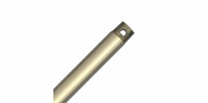 Polished Brass Ceiling Fan Extension Rod Drop Rod For Hunter Fans
