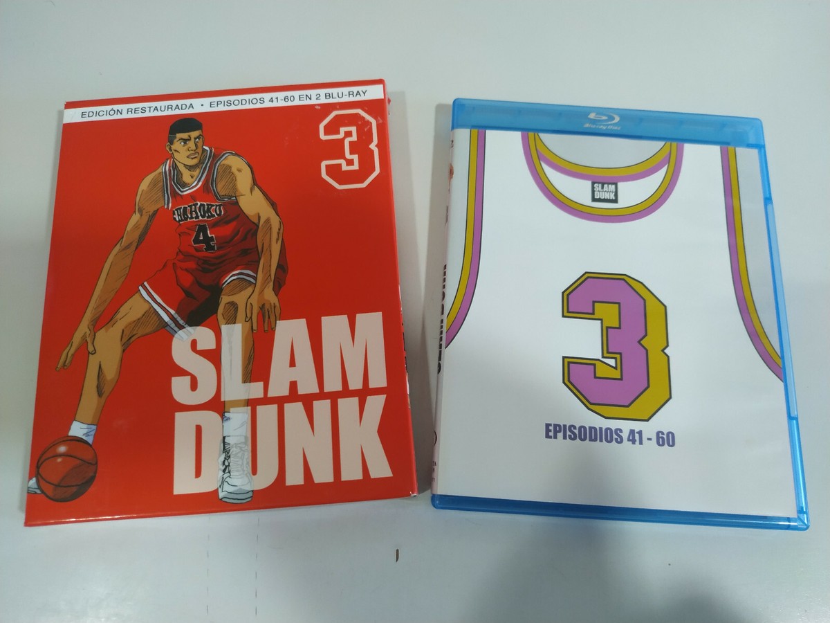 Slam Dunk Box 3 Episodes 41-60 - 2 X Blu-Ray Spanish Japanese Slam Dunk Box 3 Episodes 41-60 - 2 X Blu-Ray Spanish Japanese