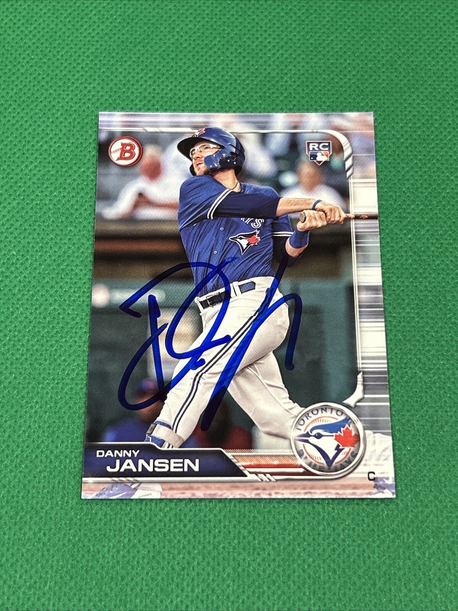 Danny Jansen Signed Bowman Rookie 2019 Card Autograph Rc Auto #48