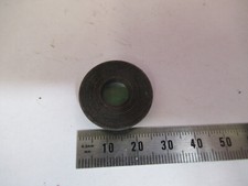 RARE GREEN FILTER OCULAR EYEPIECE LENS MICROSCOPE PART AS PICTURED S9-A-76