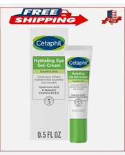 Cetaphil Hydrating Eye Gel Cream - 0.5 oz Sensitive Skin NEW IN BOX