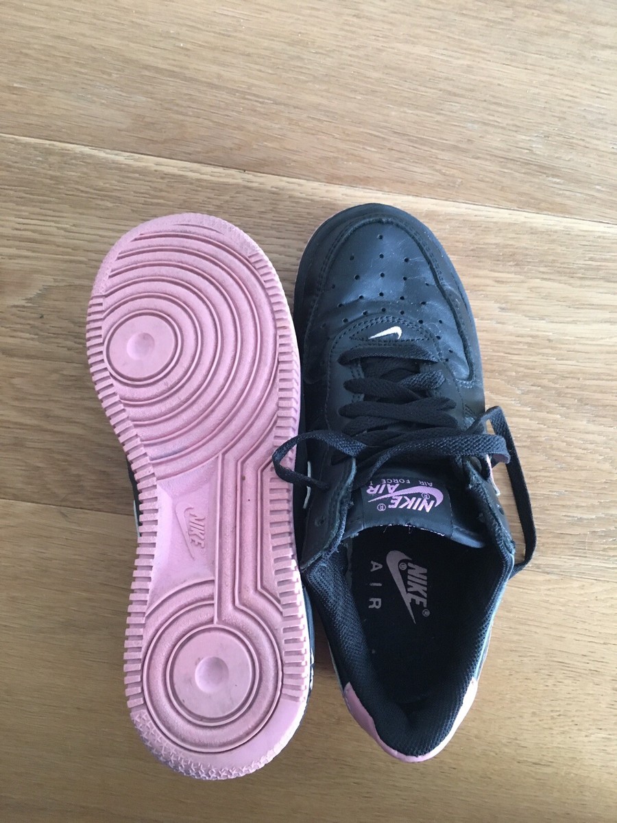 Nike Air Force 1 ブラック ピンクシューレース nike air force 1 black/pink | eBay