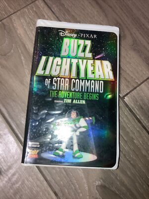 Buzz Lightyear of Star Command The Adventure Begins VHS 2000 Disney Pixar