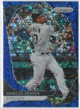Marcus Semien 2020 Prizm Blue Donut Circles Prizm #'d/199 Card #123