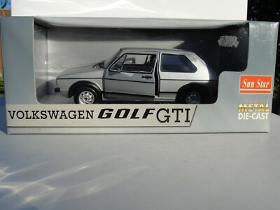 SUN STAR DIECAST VOLKSWAGEN GOLF GTI 1091 1.18 SCALE NEW OLD STOCK