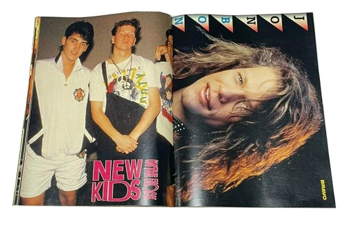Vintage Bravo German Music Magazine,NOVEMBER 1990,Johnny Depp, 17 Star Sticker - Imagen 6 de 12
