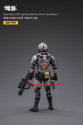 JOYTOY Steel Bone 09 Fighting Mecha (Silver Guardian) 8.5 inch Collectible Toys - Picture 9 of 13