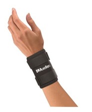Mueller Sport Care Adjustable Elastic Wrist Support w/ Loop - Fits Left Or Right