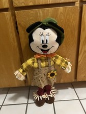 Disney 20  Minnie Mouse Harvest Scarecrow Halloween Fall Thanksgiving