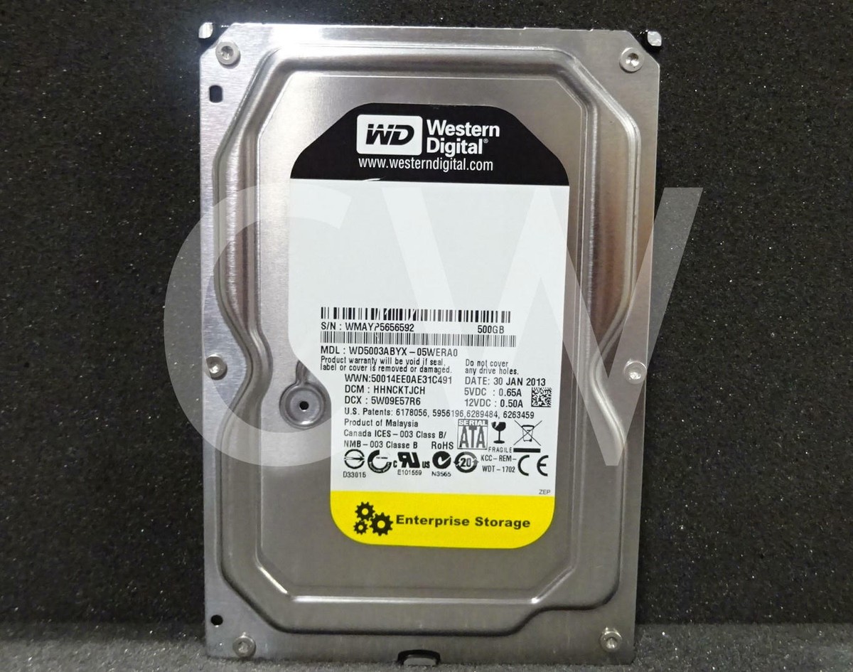 Western Digital WD5003ABYX 500GB 7.2K RPM 3Gb/s 3.5