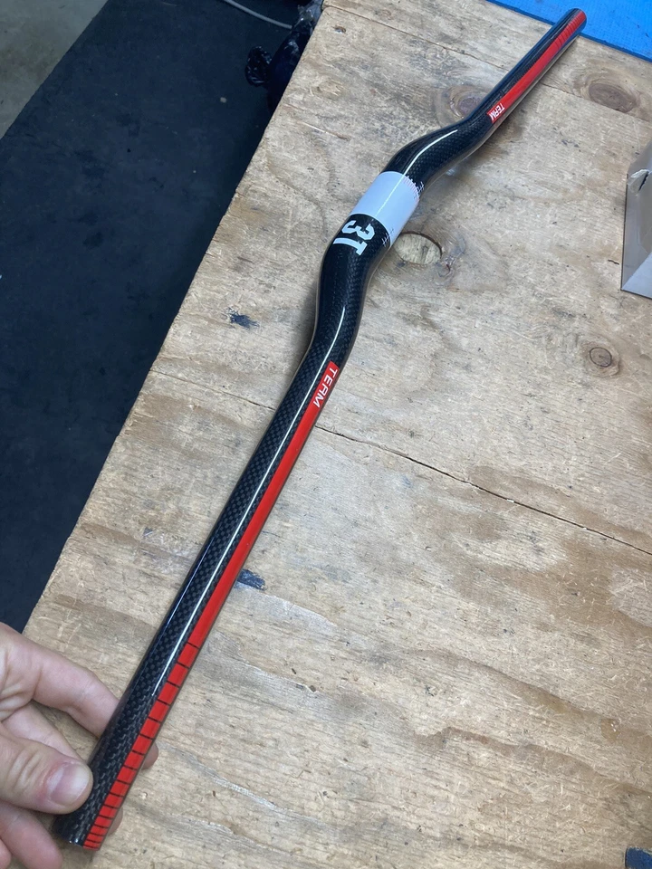 3T Eryx Team fibra de carbono bicicleta de montaña mtb manillar 31,8 725 mm elevador Foto 4 de 4