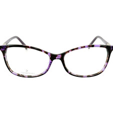 Swarovski SK5239 Womens Plastic Eyeglass Frame 055 Colored Havana 53-15