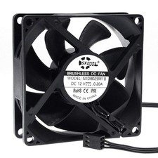 80mm DC 12V Waterproof Cooling Fan,80X80X25mm High Speed CFM,for Computer...