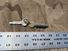 Nos Ford Trunk Lock Mechanism And 2 Key Keys 784 Vintage Original
