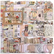 Scrapbooking Sticker Set Blumen Pflanzen Washi Papier Bastelzubehör Dekoration