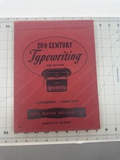 20th Century Typewriting 5th Edition 1947 D.D Lessenberry Crawford South-Western thumbnail