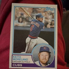 Topps Keith Moreland Cubs MLB Baseball Sports Trading Card #6 Standard