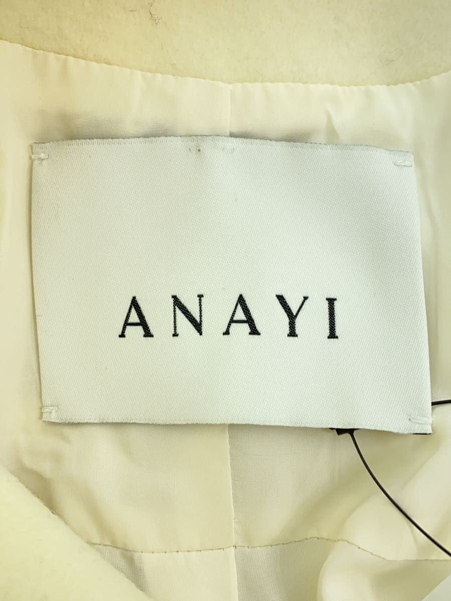 ALTRA ANAYI altro cappotto 38 lana bianco tinta unita 102417 17 010 04 380