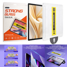 SnapFit Tempered Glass for Lenovo Tablet Models with Installation Aid Premium 9H