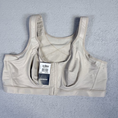 Leonisa Unlined Wireless Posture Corrector Bra Nude 40