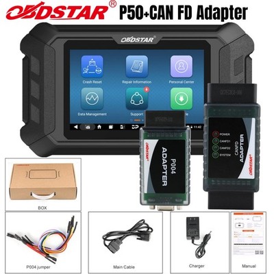 OBDSTAR P50 SRS Reset Equipment Covers 95 Brands and 15300+ E-C-U Part No.& P004