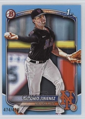 2025 Bowman Draft Sky Blue 474/499 Antonio Jimenez #BD-56 09an