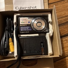 SONY Cyber-Shot DSC-W350 Digital Camera w Battery Charger Fully functional