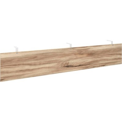 Bergen Circle Desk Component, Kiln Acacia finish