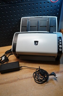 (H) Fujitsu fi-6130 Duplex Document Scanner w/ Power Cord USB Cable