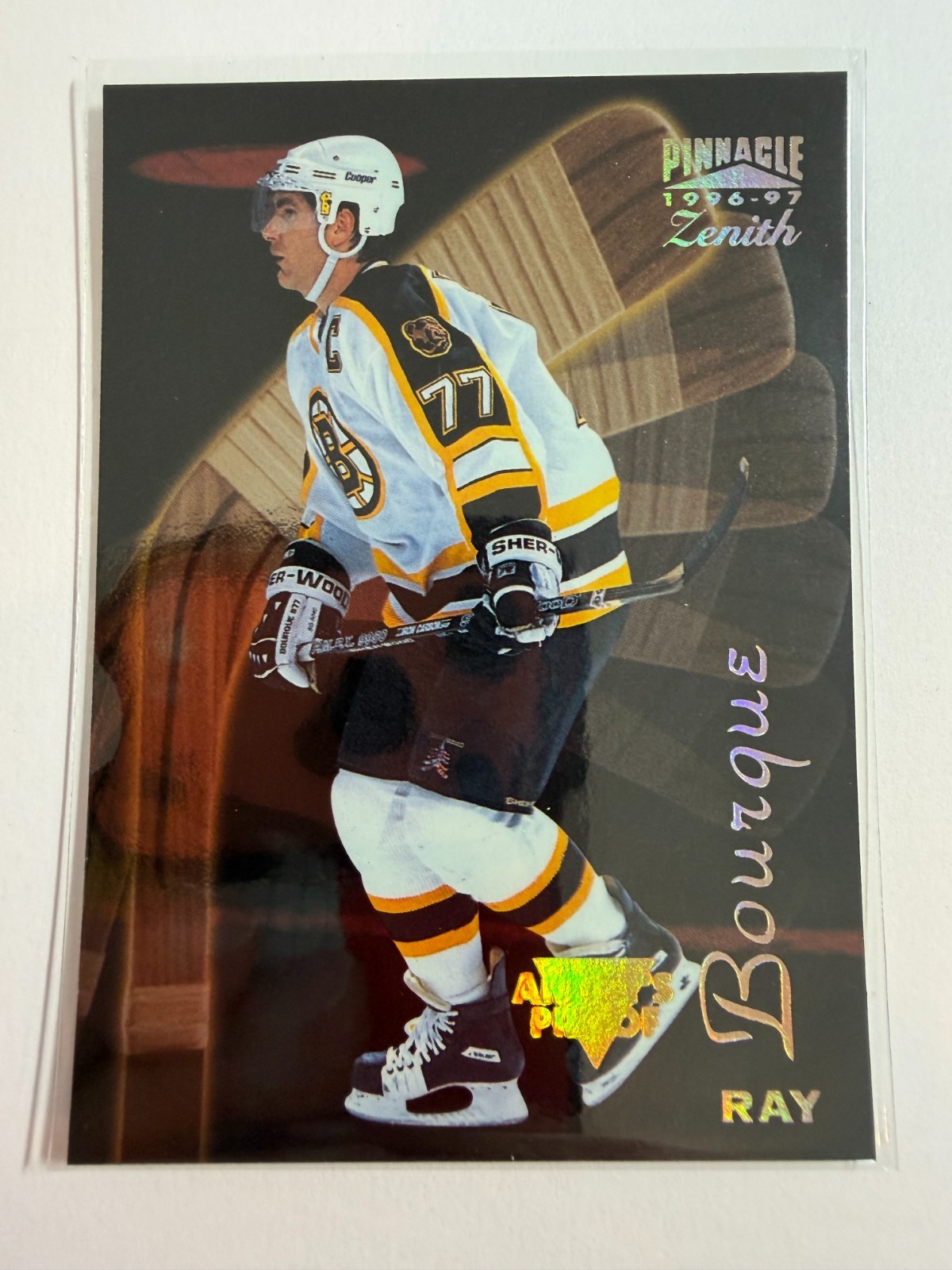 RAY BOURQUE - 1996 Pinnacle Zenith Artist's Proof #4