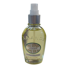 L'Occitane Amande Huile Souplesse Supple Skin Oil 3.3 floz NWOB NO CAP FREE SHIP