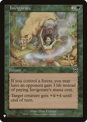 Invigorate 254 Mercadian Masques MTG Card
