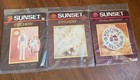 Vtg Sunset Stitchery William 2853 Sarah 2866 Doll Kit Welcome Friends 4925 Lot — photo 1