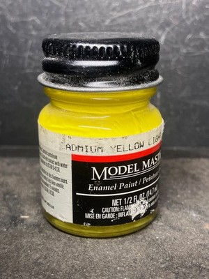 Testors Model Master Cadmium Yellow Light 2011 Flat Enamel Paint .5 oz