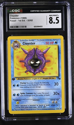 Cloyster (1st Edition) graded CGC 8.5 for sale on eBay