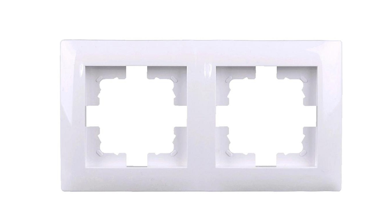 Рамка подвойна Двукрылая Бяла ВЕСИ LC-48