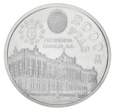 Spain 2000 pesetas 1998  400th anniversary of the death of Philip II&quo...
