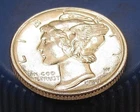 1941 Brilliant Uncirculated Dime  90% Silver  Blazing Original Luster # 523 ~ 3