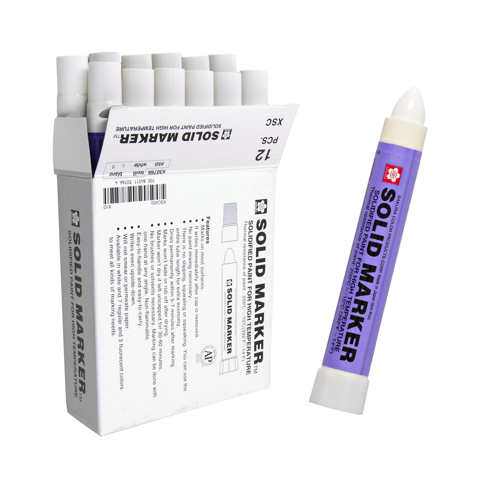 - Permanent Marker 1 Count (pack Of 12), White