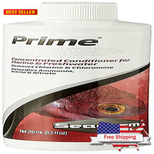 Seachem Prime Fresh and Saltwater Conditioner - Chemical Remover and Detoxifier