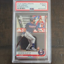 2019 Topps Update Luis Arraez Rainbow Foil Rookie RC PSA 10 #US247
