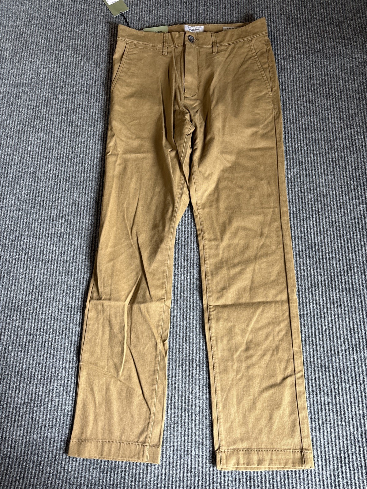 Goodfellow Co Mens 29x30 Brown Hennepin Slim Chino Pants