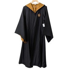 NWT Universal Studios Harry Potter Hufflepuff Robe Hogwarts Long Cape Adult S