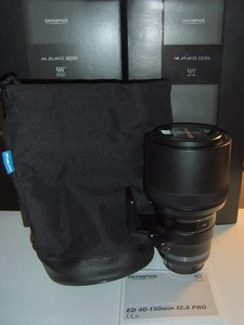 Olympus 40-150mm F2.8 M.Zuiko  Lens Boxed with Caps, Pouch  & Hood FREE P&P