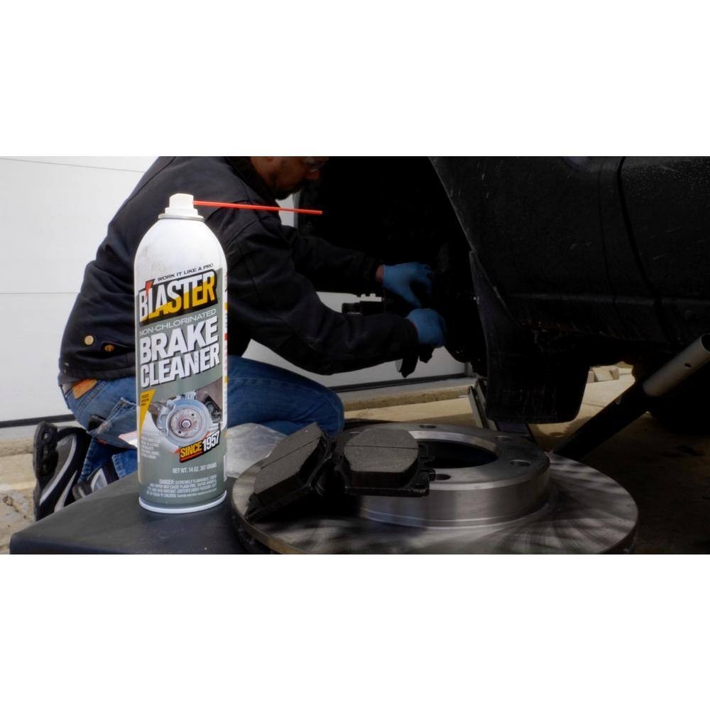 14 Oz. Non-chlorinated Brake Cleaner Spray | Removes Brake Fluid, Oil Grease