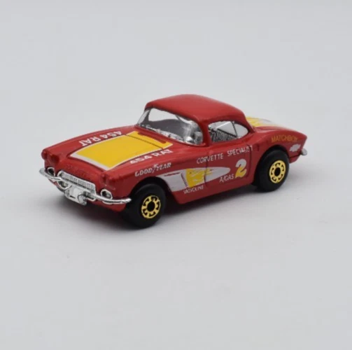 Chevrolet Corvette ZR1 Rouge Ertl 1/25 – Maquette Plastique Vintage 1990 – Modèle 6034